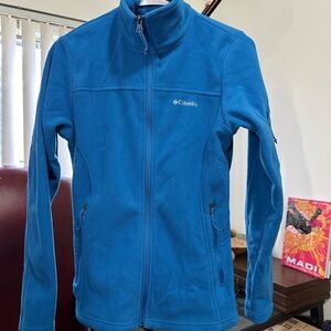 Columbia Sportswear Blue Full Zip Fleece Jacket Women’s Small
